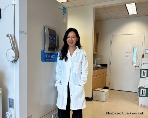 Hannah Park in Lab