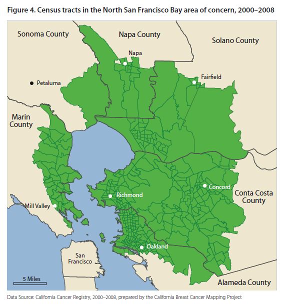 ca breast cancer mapping project